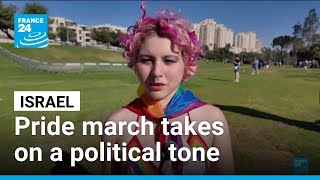 YouTube video thumbnail: Jerusalem’s Pride and Tolerance March Takes on a Political Tone