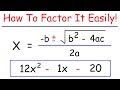 Quadratic Equations and Factoring Concepts
