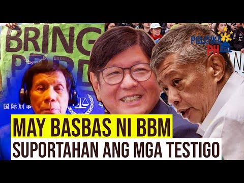 Kumpirmado:Bong-BOng Marcos Jr. nagbigay ng basbas sa DOJ para suportahan ang mga testigo sa ICC!