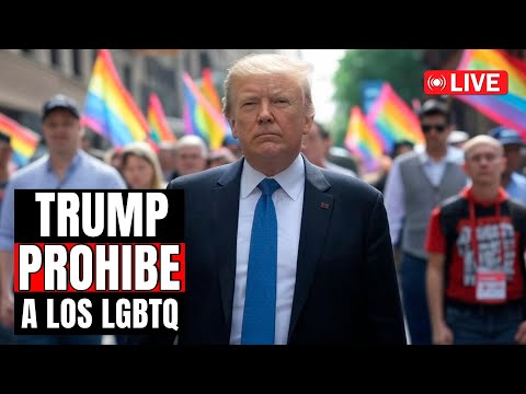 🔴 DONALD TRUMP PONE FIN A LA BANDERA ARCOIRIS 🔥¿POR QUE LLORAN?