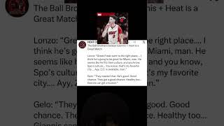 BREAKING: Lonzo Ball Wants to Join the Miami Heat! #nba #basketballplayer #lebronjames