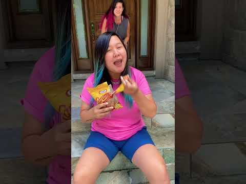 She kept scaring me all day 😱🥺 with my OWN LINE!? #shorts