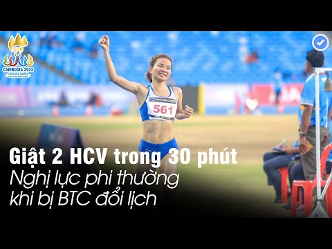 Cái tát cho BTC Sea Games 32 | Nguyễn Thị Oanh phi thường giành 2 HCV trong 30p khi bị BTC chèn ép
