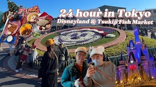 24 Hour in Tokyo Japan - Disneyland and Tsukiji Fish Market