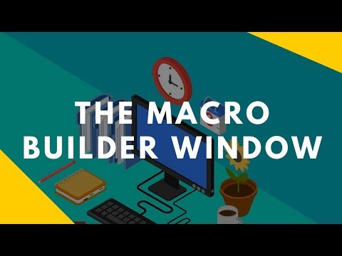 Access Macros - The Macro Builder Window