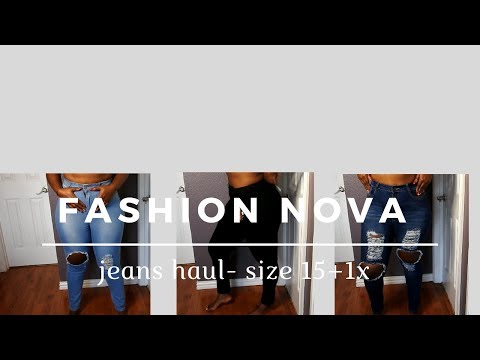 FASHION NOVA JEANS HAUL SIZE 15/1X