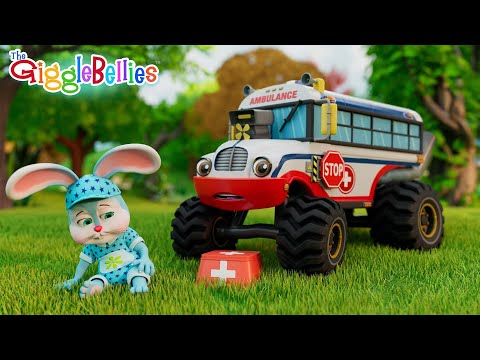 Ambulance Rescue | Animals Need Help | Nursery Rhymes - GiggleBellies
