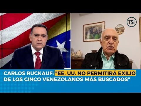 Carlos Ruckauf: "EE. UU. no permitirá exilio de los cinco venezolanos más buscados"