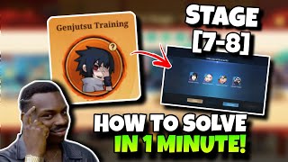 How to Solve Genjutsu Training in 1 Minute [Stage 7-8] | MLBB x Naruto