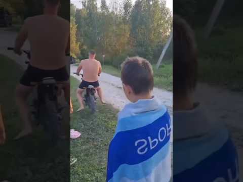 Искупался на эндурике  #эндуро #тренировка #мотоциклы #спортбайк