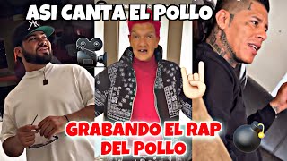 El POLLO GRABANDO VIDEO MUSICAL CON CHITIN VENEGAS CANTANDO RAP #lostoys