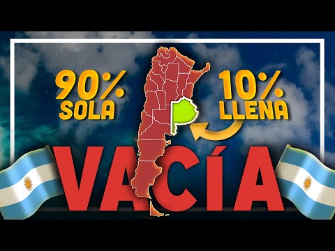 ¿POR QUÉ el 90% de ARGENTINA está VACÍA?