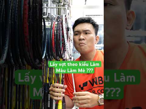 Lấy Vợt Sao Cho Ngầu ??  #badminton #vnb #caulong #shortsvideo #shorts