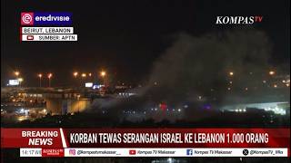 Korban Twass Serangan Israel Ke Lebanon Capai 1 000 Orang