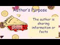Exploring Author's Purpose in Literature