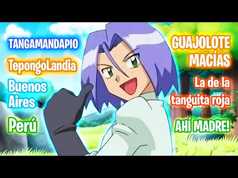 Las mejores frases de JAMES Equipo Rocket - 😆 DOBLAJES RANDOM #7 -