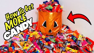 How to get more halloween candy when trick or treating