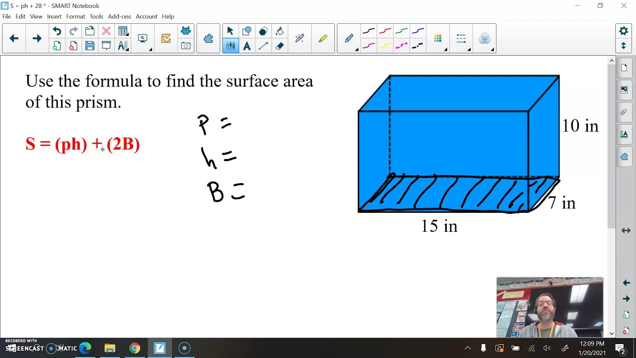 volume and surface area of prisms - Class 6 - Quizizz