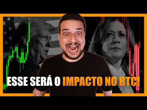 BITCOIN VAI DESABAR SE ESSE FOR O RESULTADO DAS ELEIÇÕES AMERICANAS