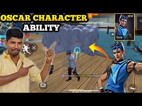 NEW OSCAR CHARACTER ABILITY 😍 FREEFIRE NEW CHARACTER OB48 UPDATE 🔥 OSCAR CHARACTER ABILITY TAMIL