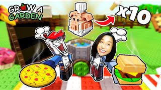 สูตรอาหารต่างๆ และสุ่มไข่ปีศาจหมูจนเป็นโรคไต  | Grow a Garden