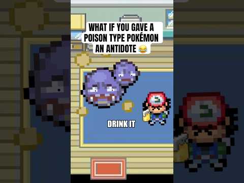 What if you gave a poison Pokémon an antidote 😂 #pokemon #shorts