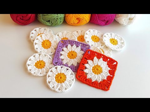 CROCHET EASY Crochet Granny Square Motif #5