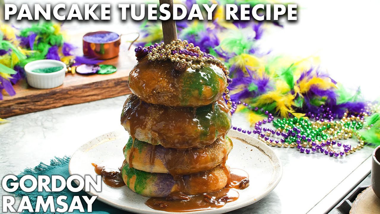 Pancake Day Recipe. Mardi Gras Style Gordon Ramsay