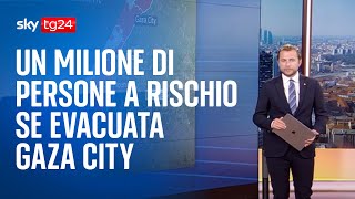 Un milione di persone a rischio se evacuata Gaza City