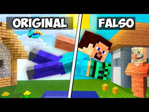 ¡ESTOY ATRAPADO DENTRO DE MINECRAFT FALSO!