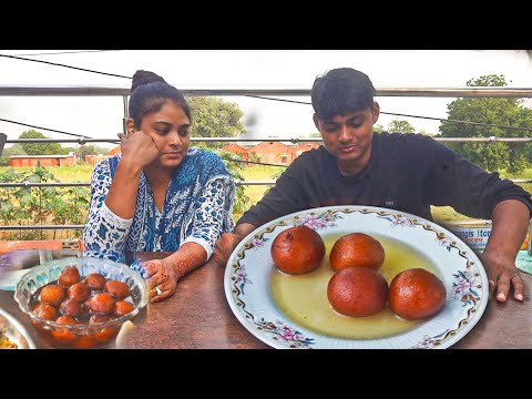 Desi Gulab Jamun Recipe | Gulab Jamun Making Vlog | Village Sweet Recipe