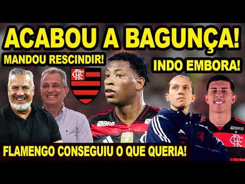 ACABOU BAGUNÇA NO FUTEBOL BRASILEIRO! FLAMENGO CONSEGUIU O QUE QUERIA! MENGÃO RESCINDE COM ATACANTE