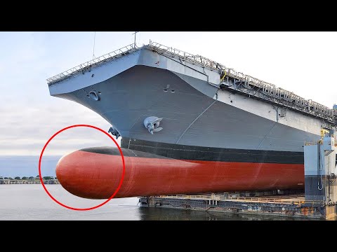 Life Inside the HULL of a MASSIVE US Aircraft Carrier?