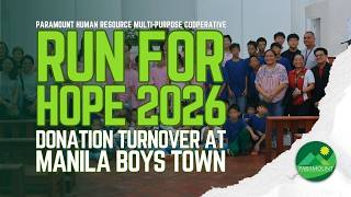 Run for Hope 2026 | Donation Turnover at Manila Boys Town