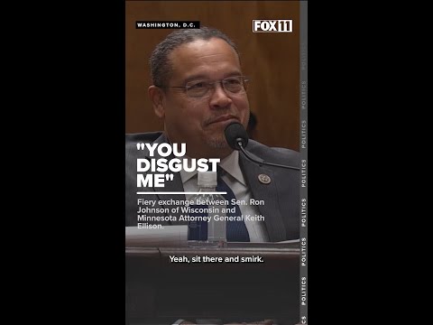 "Sit there and smirk": Tense exchange between Wisconsin senator and Minnesota AG