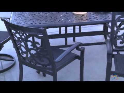 Palazetto San Miguel Cast Aluminum and Wicker Patio...