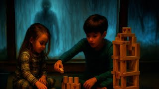 Two Kids Play Inside Unaware That Hungry Zombies Are Gathering Outside Their Isolated Villa
