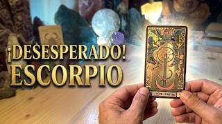 ESCORPIO ♏️ JUEGO O AMOR ⁉️NO LO SOPORTA 😱 REGRESA PERO TU.... 💌