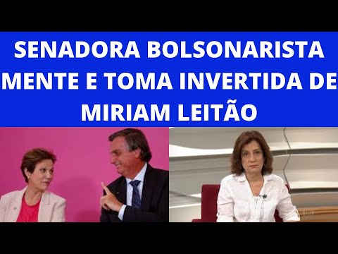 SENADORA BOLSONARISTA MENTE CONTRA LULA E TOMA LAPADA DE ALCKMIN E MIRIAM LEITÃO!
