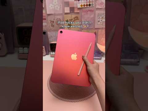 iPad hacks you didn't know existed 🤯💕 iPadOS 18 | iPad note taking | apple pencil tips