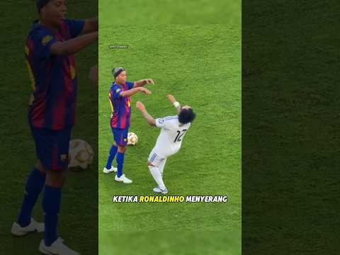 ketika Ronaldinho menyerang Marcelo ❤️🩹 !
