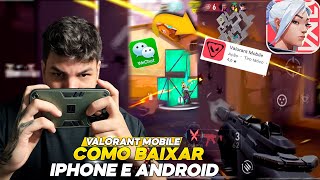 LANÇOU VALORANT MOBILE l COMO BAIXAR NO ANDROID e IOS