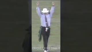 SABA KARIM HITS A LONG SIX TO SHAUN POLLOCK
