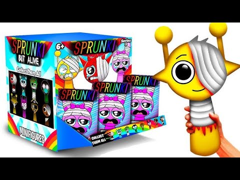 La CAJA MISTERIOSA De SPRUNKI SOBREVIVIENTES! Minifiguras CURADAS OREN, Pinki, y Sprunki 🥳