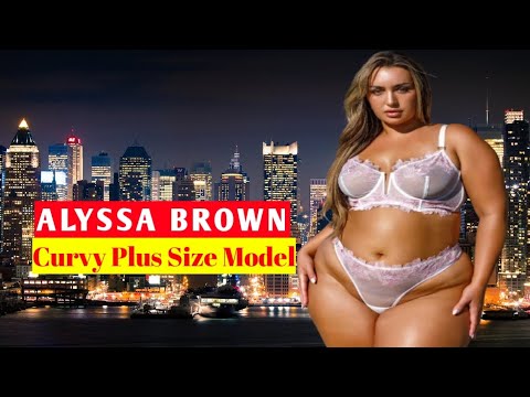 Alyssa Brown American Curvy Plus Size Model | Fashion Model | Biography Wiki | Bikinis | Lifestyle