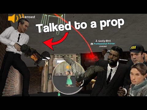 I made this dude talk to a prop in DarkRP