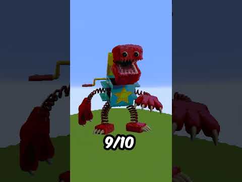 Best BOXY BOO Project Playtime build in MINECRAFT #shorts