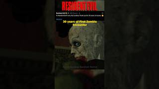 30 years of First Zombie Encounter - RESIDENT EVIL #ResidentEvil