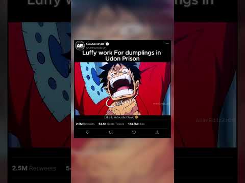 Luffy work For dumplings in Udon Prison💀 | EDIT | #onepiece #shorts