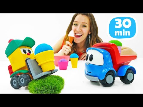 Las aventuras de Leo el camión y sus amigos. Coches para niños.